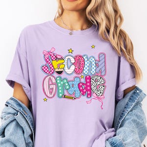 Second Grade Dream Team Shirt | 2nd Grade Team Teacher T-Shirt | Elementary School Gift for Teachers | Vintage Groovy Boho Back to School