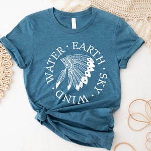 Indigenous shirt, Indigenous repeated word shirt, Proud Indigenous shirt, Melanin shirt, Native American shirt for women or men, Native shop bild 3
