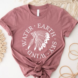 Indigenous shirt, Indigenous repeated word shirt, Proud Indigenous shirt, Melanin shirt, Native American shirt for women or men, Native shop bild 4