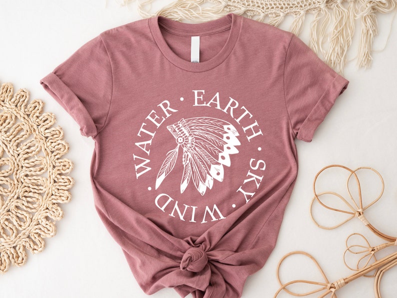 Indigenous shirt, Indigenous repeated word shirt, Proud Indigenous shirt, Melanin shirt, Native American shirt for women or men, Native shop bild 4