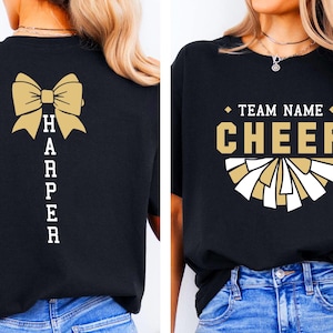 Personalized Cheer Mom Cheer Mom  Shirt,Mom Tee,Cheer Mom Shirt,Cheer Mom Gift,Custom Cheer Shirt,Custom Name, Team Cheer Shirts,