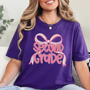 Second Grade Dream Team Shirt | 2nd Grade Team Teacher T-Shirt | Elementary School Gift for Teachers | Vintage Groovy Boho Back to School