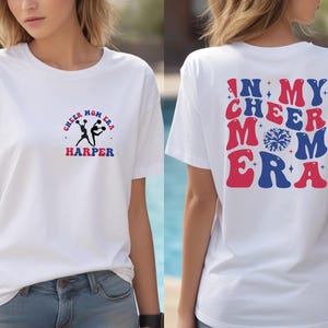 Personalized Cheer Mom Cheer Mom  Shirt,Mom Tee,Cheer Mom Shirt,Cheer Mom Gift,Custom Cheer Shirt,Custom Name, Team Cheer Shirts,
