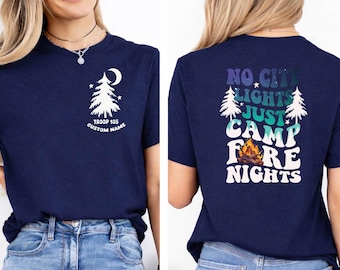 Custom Scout Troop Shirt, Camping Girl Tee, Personalized Team Shirt