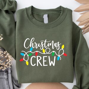Christmas Crew Sweatshirt, Christmas Sweatshirts , Couple Christmas Sweatshirts, Funny Sweatshirts, Christmas Squad Sweaters