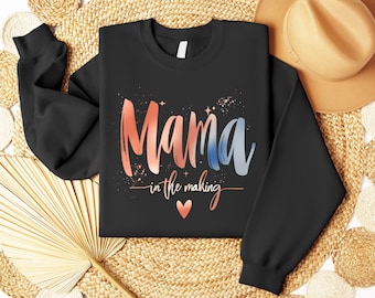 Mama Sweatshirt, Mama Est Sweatshirt, Mothers Day Gift, Cool Mom, First Mothers Day Gift, Personalized Gift, Mom Life Shirt, New Mom Gift