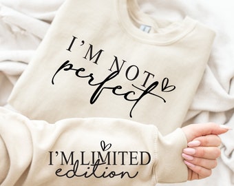 Limited Edition Sweatshirt, Motivational Sleeve Print, Self Love Hoodie