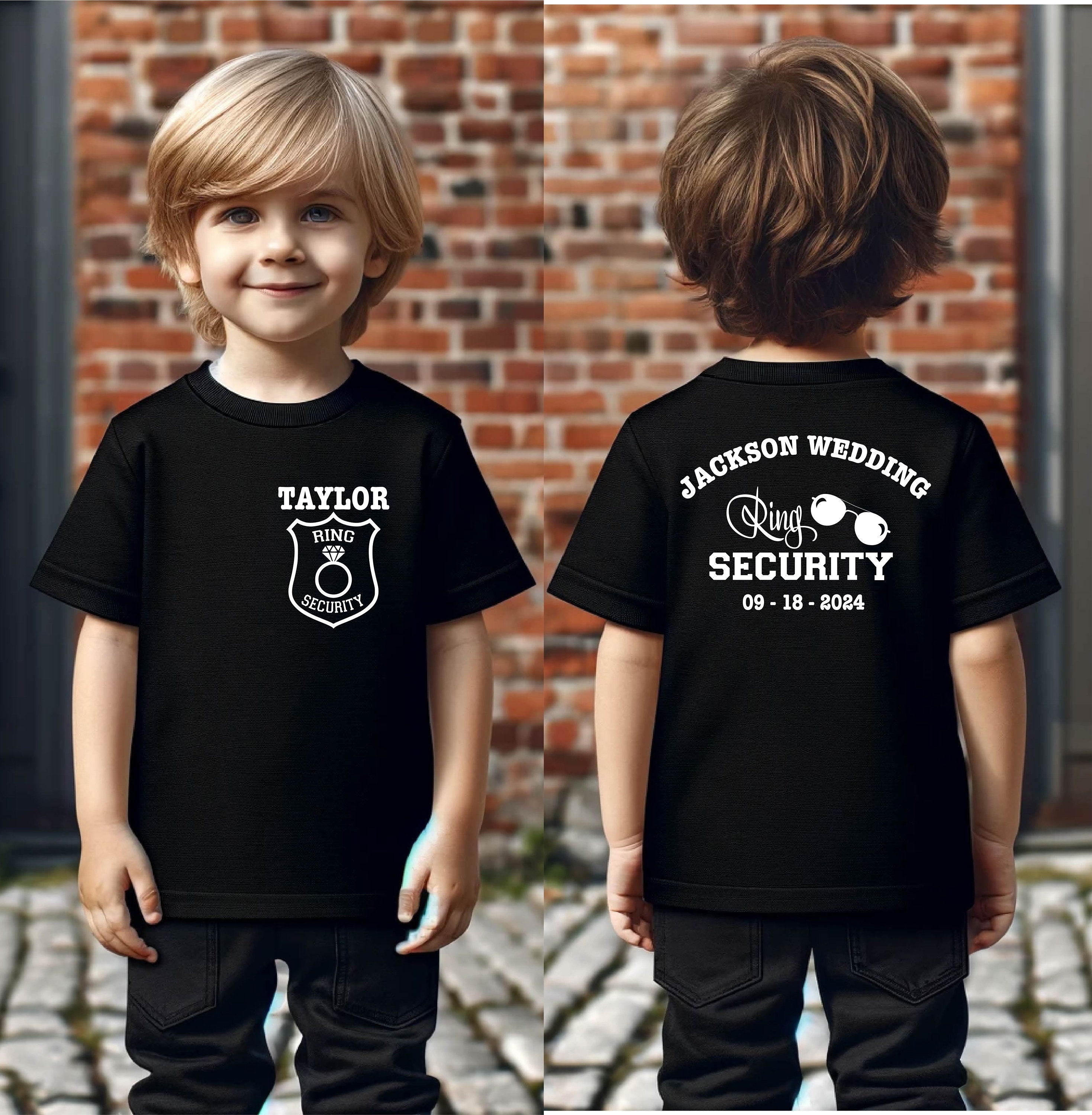 Ring Security Shirt Ring Bearer Wedding Day Boy Gift T-Shirt Ring Security Shirt Ring Bearer Wedding Day Boy Gift T-Shirt
