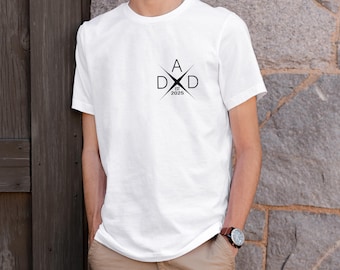 Personalized Dad Est Year Shirt, Father's Day Gift