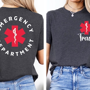 Custom Emergency Department Nurse Shirt, ER Nurse Shirt, Emergency Medicine Nurse, Emergency Nurse Gift, Emergency Room Shirt, RN Shirt