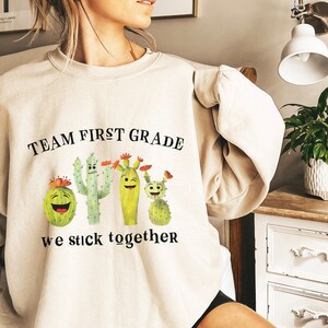 First Grade Teacher Sweatshirt, Teacher Appreciation Sweatshirt, Cute Teacher Sweatshirt, Team Teacher Gift, Elementary School Teacher Shirt