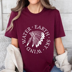 Indigenous shirt, Indigenous repeated word shirt, Proud Indigenous shirt, Melanin shirt, Native American shirt for women or men, Native shop bild 6