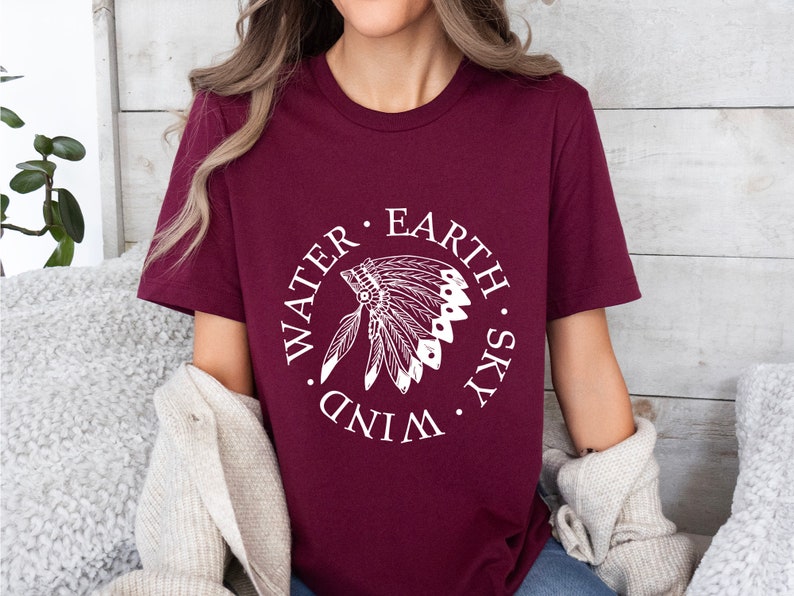 Indigenous shirt, Indigenous repeated word shirt, Proud Indigenous shirt, Melanin shirt, Native American shirt for women or men, Native shop bild 6