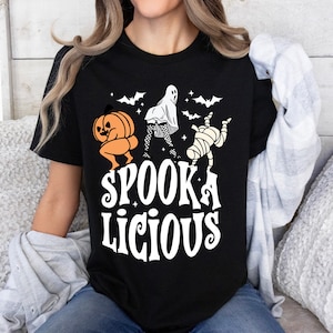 Retro Halloween Shirt, Long Live Halloween, Vintage Halloween Shirt, Retro Halloween, Fall Apparel,Spooky Season Tee Pumpkin Shirt Black Cat