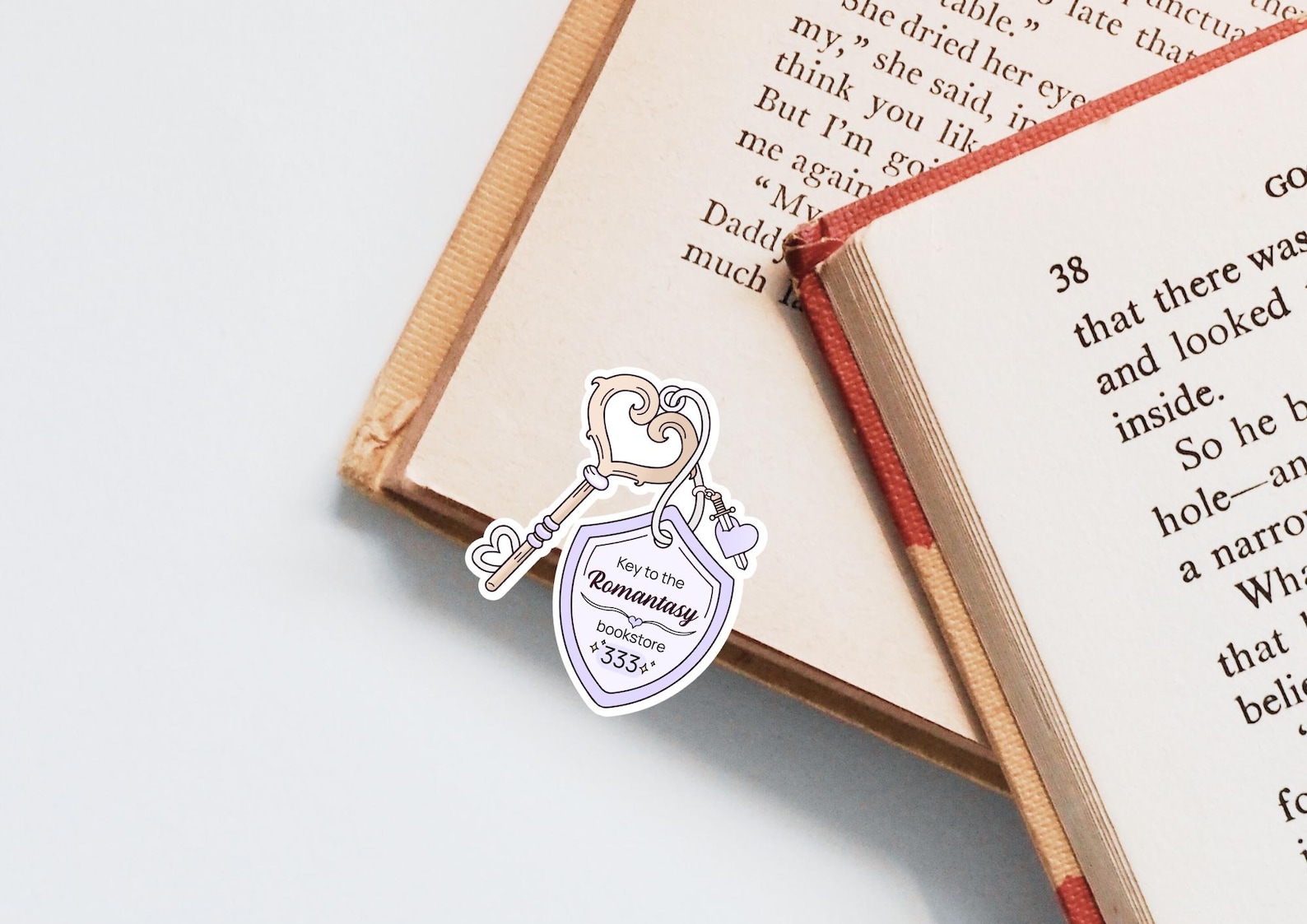 Bookish Keychain Charm Set: Reader Key Stickers SVG PNG (commercial Use ...