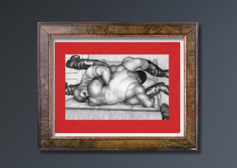 Tom of Finland - Gay Bear, Muscle, Muscle Bear, Scruff, Woof, Gay Gift, Erotic, Gay Sex, Gay