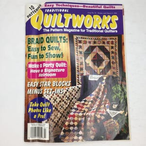 Traditional Quiltworks Pattern Magazine Quilter Feb Mar 1998 Issue No 54 Pattern