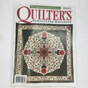 Vintage Quilters Newsletter Magazine Issue 328 December 2000 New Quilt Patterns
