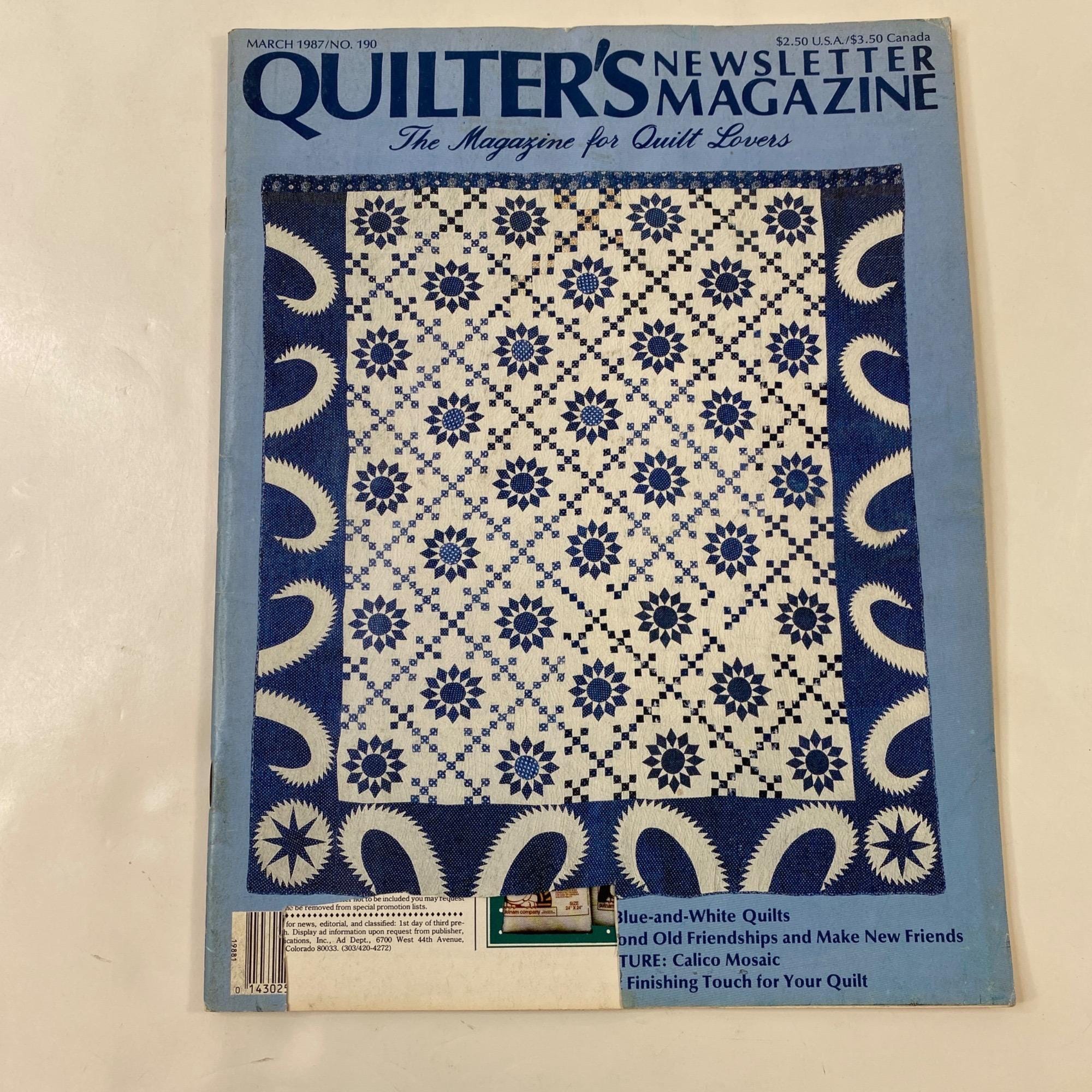 Quilters Newsletter Magazine Issues - Etsy