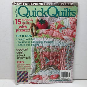 McCalls Quick Quilts Magazine Feb Mar 2011 15 Sewing Patterns & Tips Modern Easy