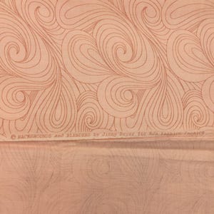 7/8 Yard Jinny Beyer Backgrounds Blenders RJR Fashion Fabric Quilting Peach Wave