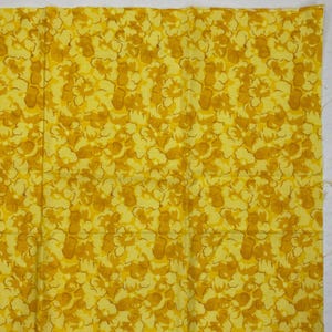 FQ Fat Quarter Quilting Fabric 18&quot; x 22&quot; Yellow Tone on Tone Floral