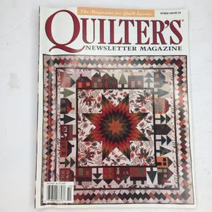 Quilters Newsletter Magazine October 1999 Issue No 318 Quilt Patterns Falling Leaves