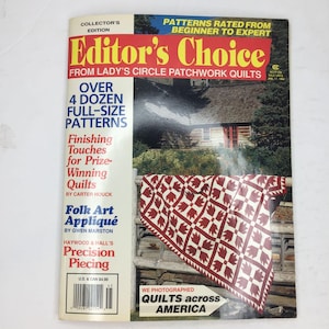 Editors Choice Ladys Circle Patchwork Quilts Magazine Collectors Edition America