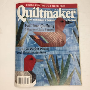 Quiltmaker Magazine September October 1997 No 57 Quilt Patterns Designs Cats Bats Night Blooms