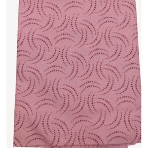 FQ RJR Jinny Beyer Fat Quarter Quilting Fabric Pink Tone on Tone Half Circle Dot