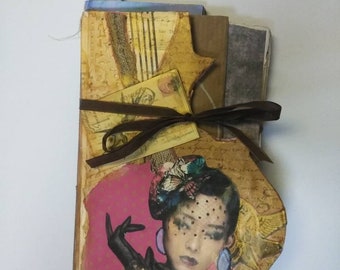 ALTERED Art BOOKS n Junk Journals by Artist Peche B