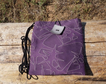 Purple Star Medium Shoulder Bag , Crossbody Bag, Shoulder Purse, Crossbody Purse, Everyday Bag, Smart & Casual Bag