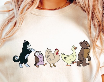 Comfort Colors® Little Bear Shirt, Cute Shirt, Animal Lover Shirt, Animal Kids, Mom Shirt, Cute Animal Shirt, Animated TV Show T-shirt Gifts