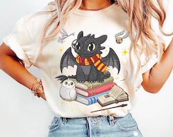 Camiseta vintage de Desdentado, Camiseta de Desdentado del Universo Épico, Camisetas de Halloween de Bruja con Disfraz de Gryff Desdentado, Furia Nocturna Mago, Comfort Colors®