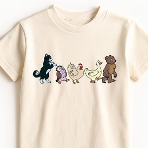 Little Bear Shirt, Cute Kids Shirt, Animal Lover Shirt, Kids Daughter Gift, Animal Kids, Mom and Son Matching Shirt, Comfort Color®, TV Show