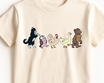 Little Bear Shirt, Cute Kids Shirt, Animal Lover Shirt, Kids Daughter Gift, Animal Kids, Mom and Son Matching Shirt, Comfort Color®, TV Show