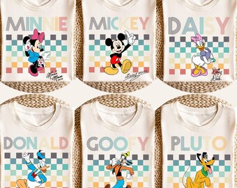 Retro Disney Mickey And Co T-shirts, Retro Disney Trip T-shirts, Disney Family Vacation T-shirts, WDW Magic Kingdom T-shirt, Comfort Colors®
