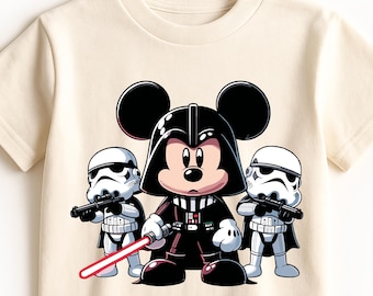 Star Wars Mickey T-shirt, Boys Disney Shirt, Disney Family Shirts, Disney Toddler Shirt, Family Trip Disney Shirt Gift, Star Wars Mens Shirt