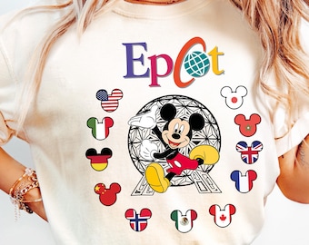 Disney Epcot World Traveler Shirt, Disney Epcot World Traveler, Disney Trip Matching TShirt, Epcot Mickey, Comfort Colors®, Epcot Mickey Tee