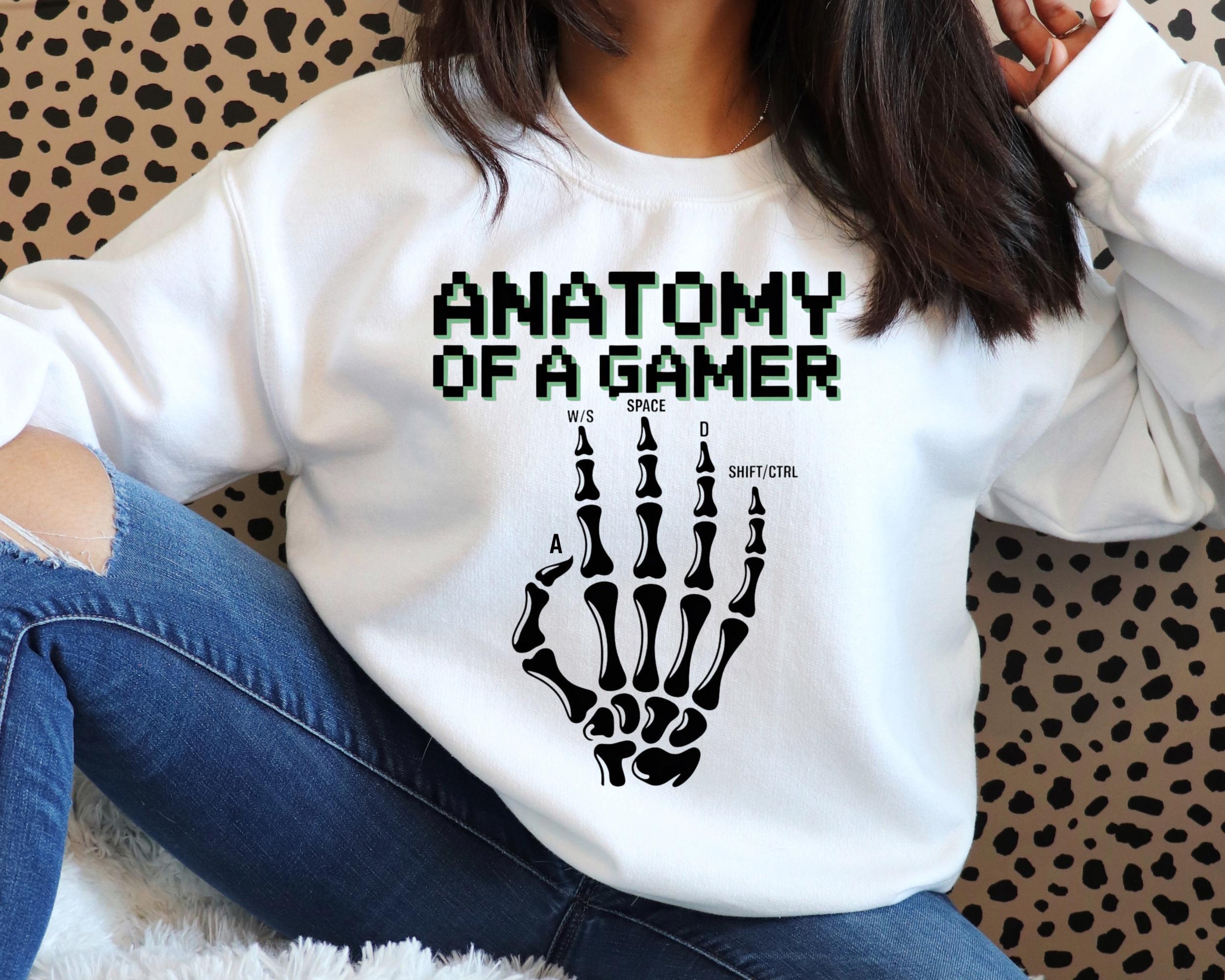 Gaming Skeleton Hand SVG: Gamer Anatomy PC Design (digital Download) - Etsy