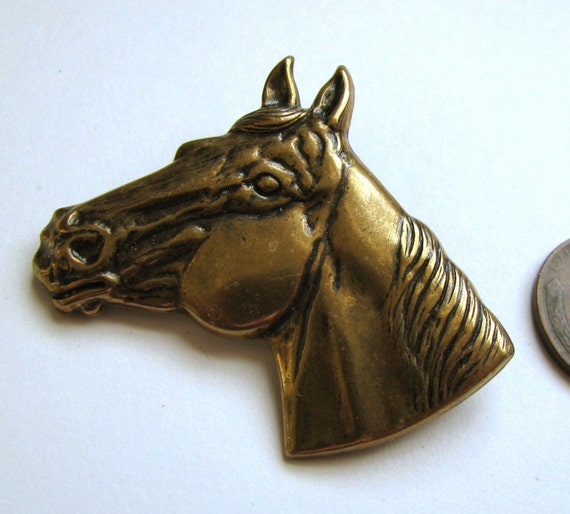 Vintage Horse Brooch Pin Pins Button Tac Tack Hat Lapel Show Etsy
