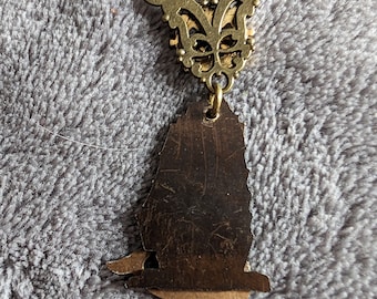 1 moby dick pendant whale ship necklace