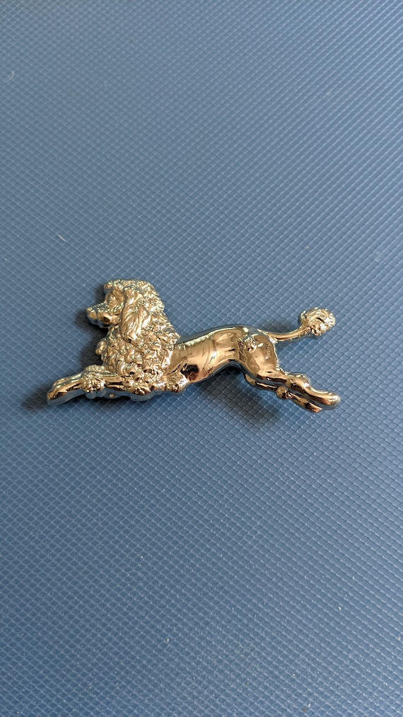 1pc vintahe poodle brooch pin