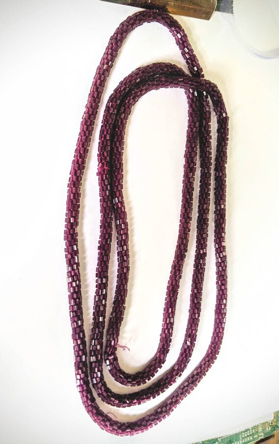 Red glass tube shape Gem