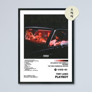 Tory Lanez - Playboy Album Poster / Album Cover Poster / Wall Decor / Poster Design / Music Poster / Music Fan Art