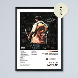 Rod Wave - Last Lap Album Poster / Album Cover Poster / Wall Decor / Poster Design / Music Poster / Music Fan Art