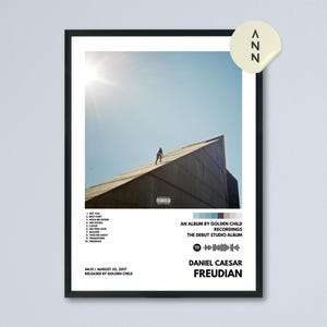 Daniel Caesar - Freudian Album Poster / Album Cover Poster / Wall Decor / Poster Design / Music Poster / Music Fan Art