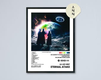 Lil Uzi Vert - Eternal Atake Album Poster / Album Cover Poster / Wall Decor / Poster Design / Music Poster / Music Fan Art