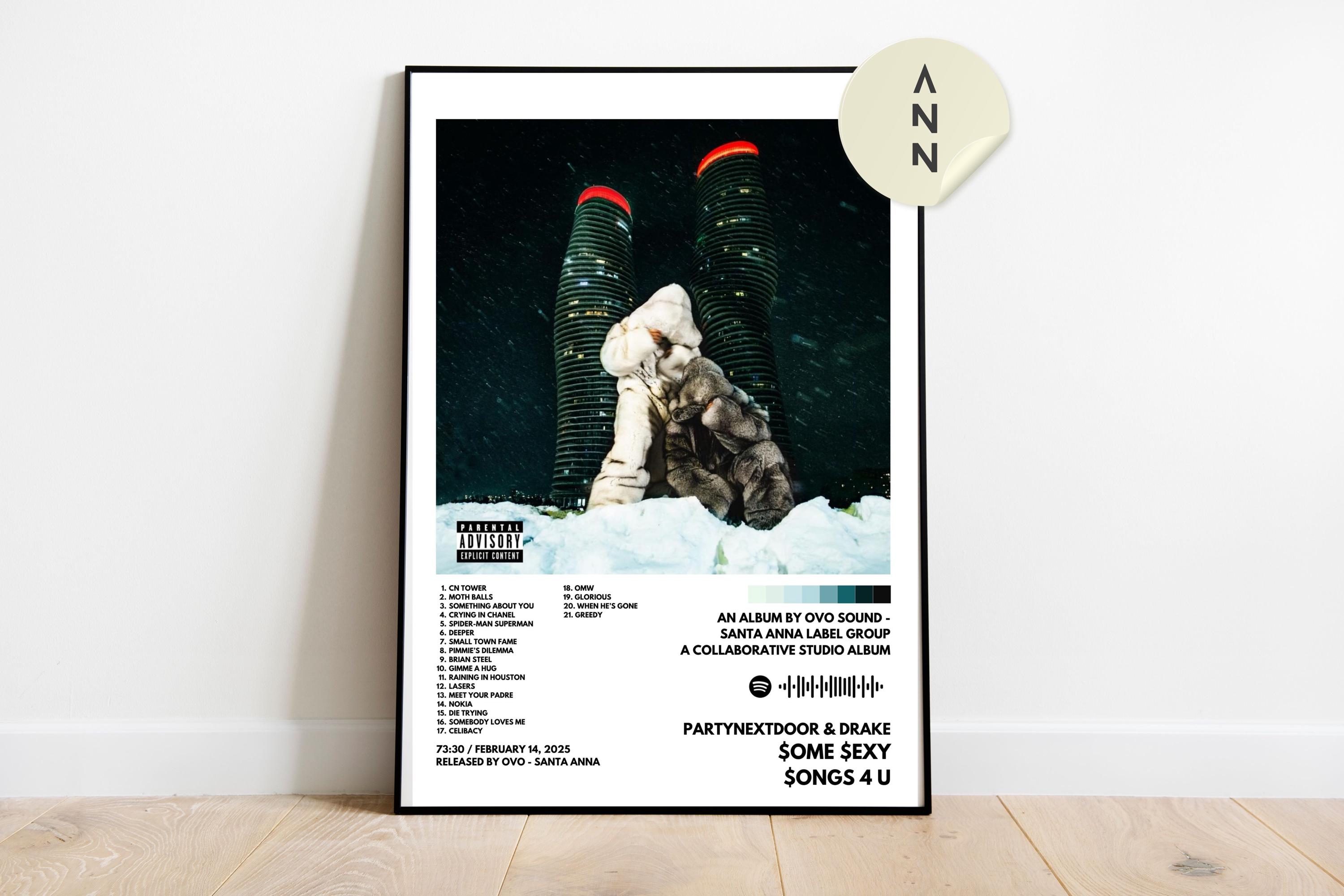 Drake & Partynextdoor - Some Sexy Songs 4 U Album Poster