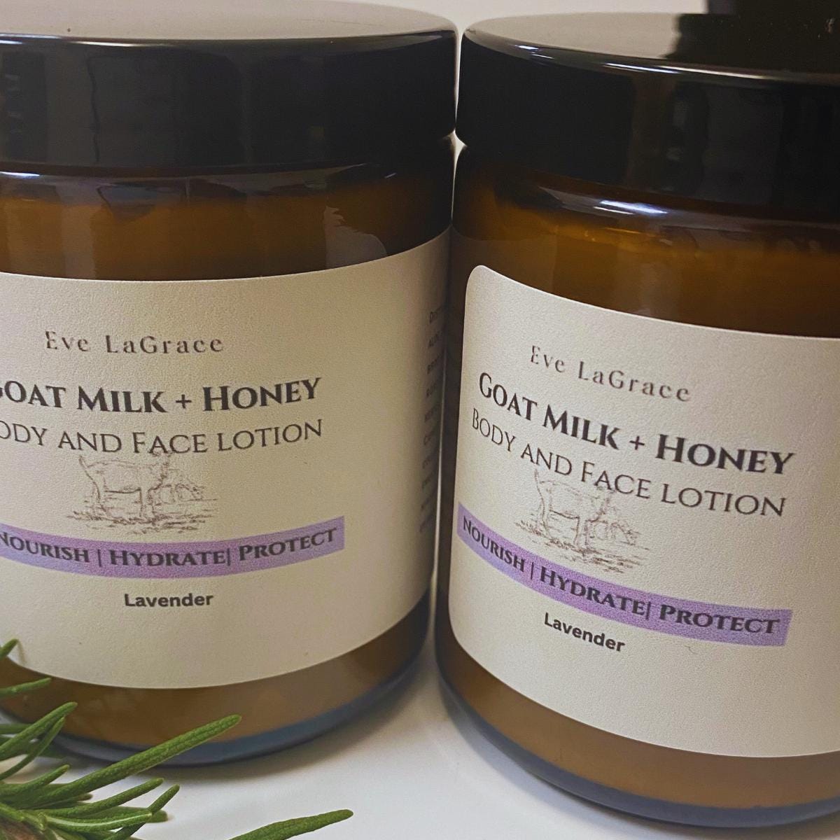 8oz Goat Milk & Honey Body Lotion main image 1
